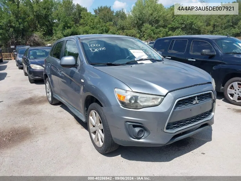 2013 Mitsubishi Outlander Sport Es VIN: 4A4AP3AU5DE007921 Lot: 40286942