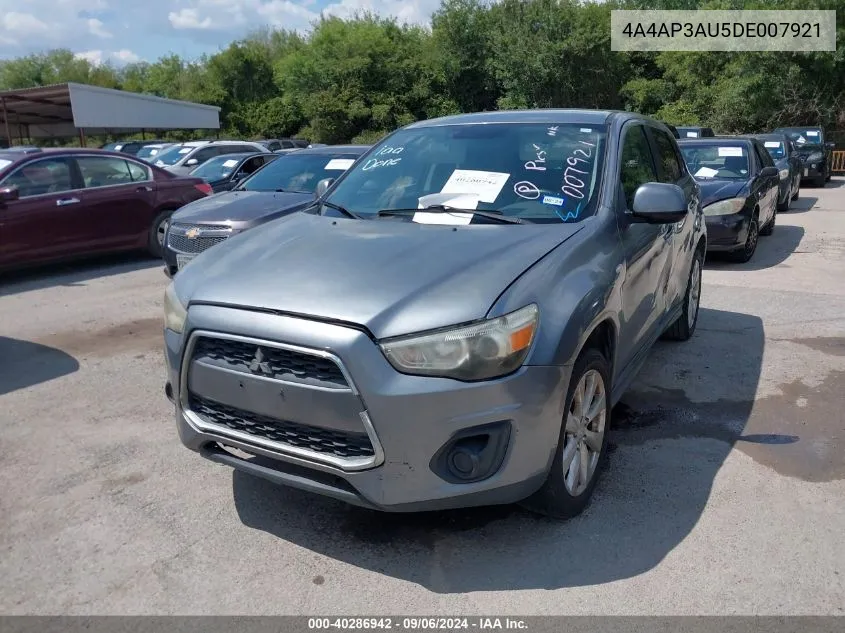 4A4AP3AU5DE007921 2013 Mitsubishi Outlander Sport Es