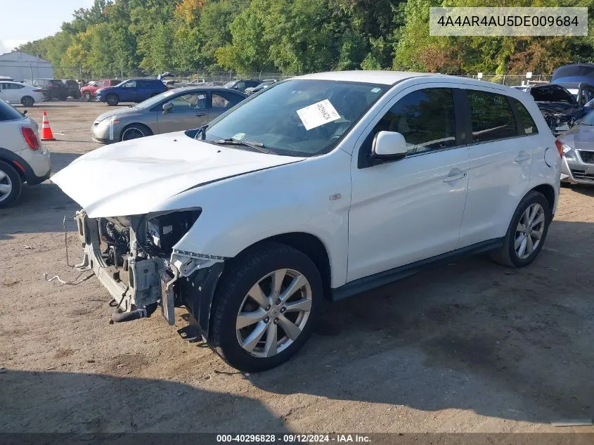 2013 Mitsubishi Outlander Sport Se VIN: 4A4AR4AU5DE009684 Lot: 40296828