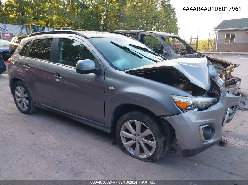 2013 Mitsubishi Outlander Sport Se VIN: 4A4AR4AU1DE017961 Lot: 40308244