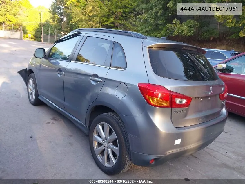 2013 Mitsubishi Outlander Sport Se VIN: 4A4AR4AU1DE017961 Lot: 40308244