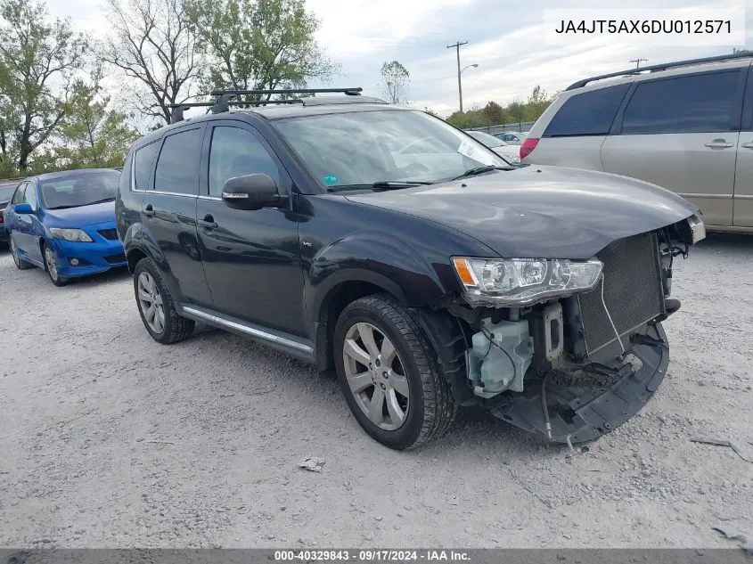 2013 Mitsubishi Outlander Gt VIN: JA4JT5AX6DU012571 Lot: 40329843