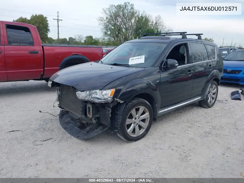 2013 Mitsubishi Outlander Gt VIN: JA4JT5AX6DU012571 Lot: 40329843