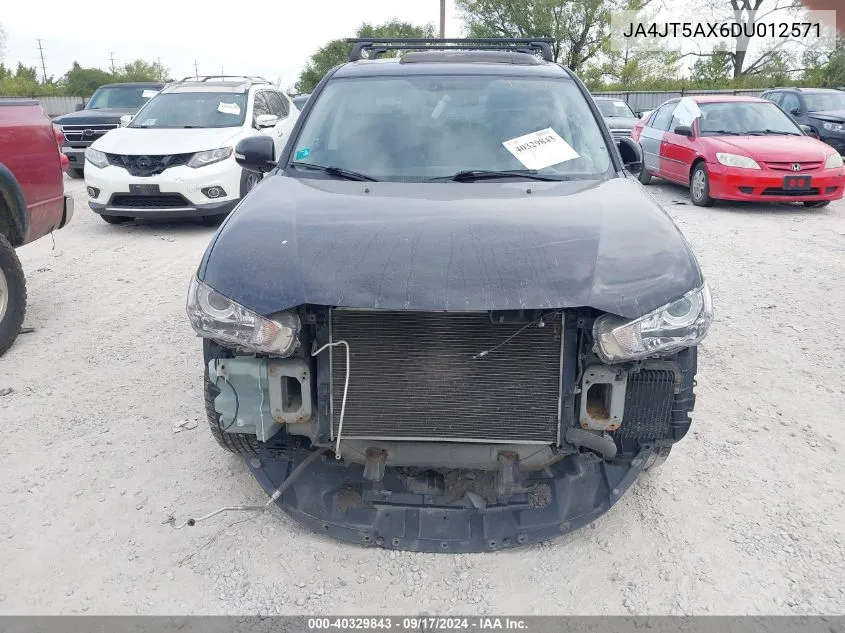 2013 Mitsubishi Outlander Gt VIN: JA4JT5AX6DU012571 Lot: 40329843