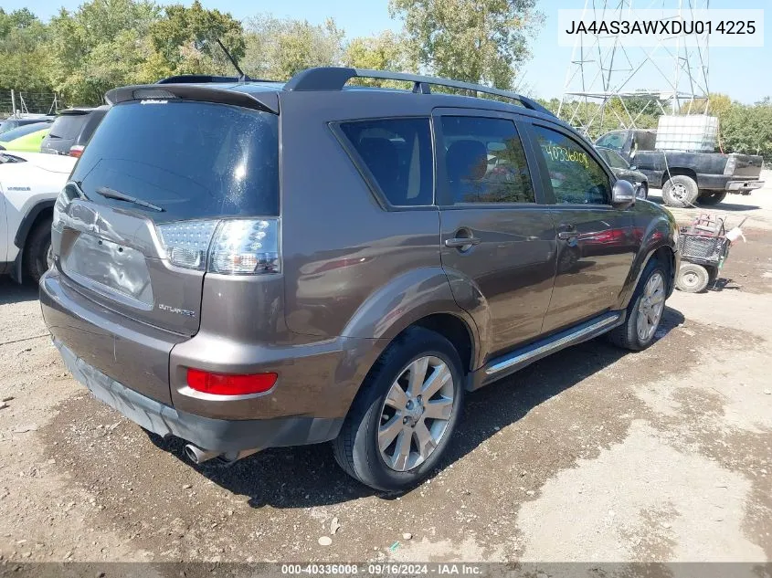 JA4AS3AWXDU014225 2013 Mitsubishi Outlander Se