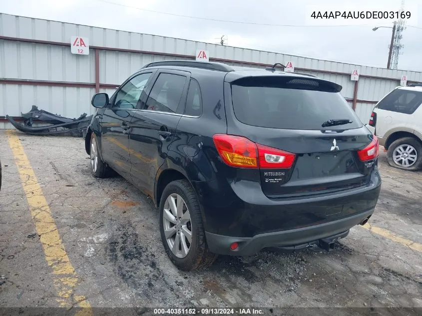 4A4AP4AU6DE003169 2013 Mitsubishi Outlander Sport Se