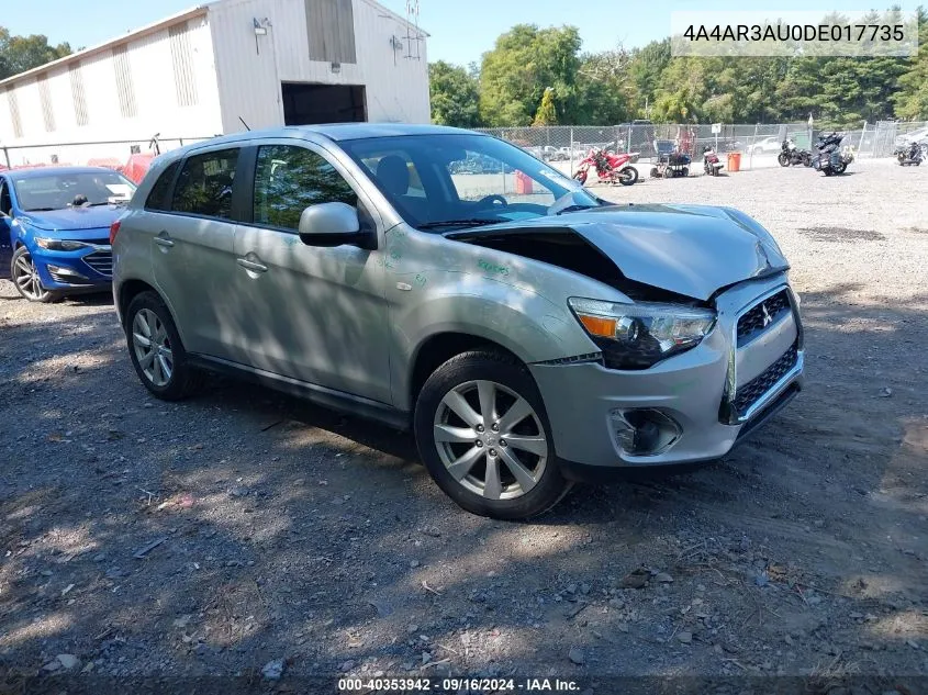 4A4AR3AU0DE017735 2013 Mitsubishi Outlander Sport Es