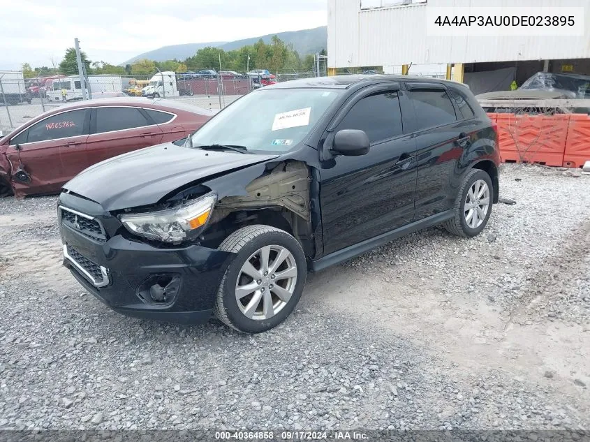 2013 Mitsubishi Outlander Sport Es VIN: 4A4AP3AU0DE023895 Lot: 40364858