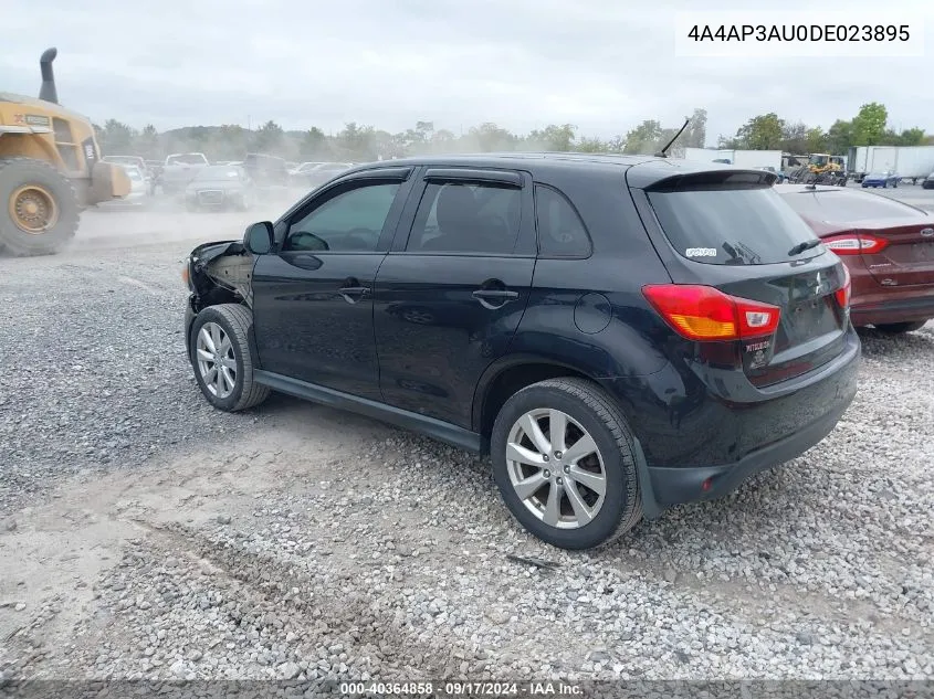 2013 Mitsubishi Outlander Sport Es VIN: 4A4AP3AU0DE023895 Lot: 40364858