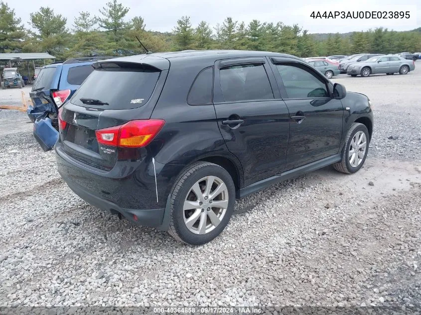 2013 Mitsubishi Outlander Sport Es VIN: 4A4AP3AU0DE023895 Lot: 40364858