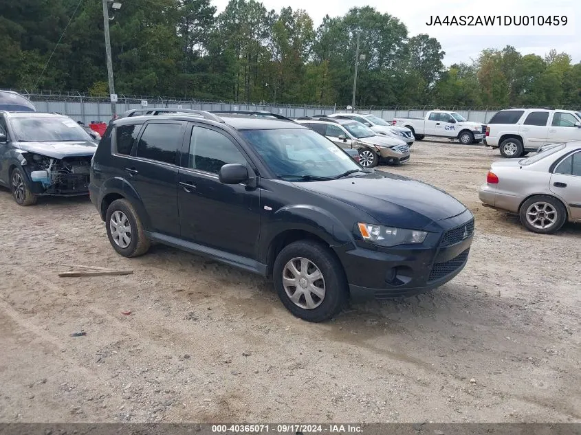 2013 Mitsubishi Outlander Es VIN: JA4AS2AW1DU010459 Lot: 40365071