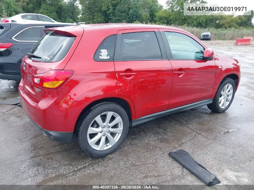 4A4AP3AU3DE019971 2013 Mitsubishi Outlander Sport Es