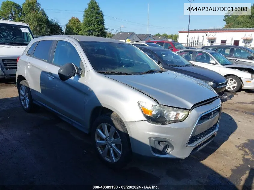 2013 Mitsubishi Outlander Sport Es VIN: 4A4AP3AU7DE015308 Lot: 40389190