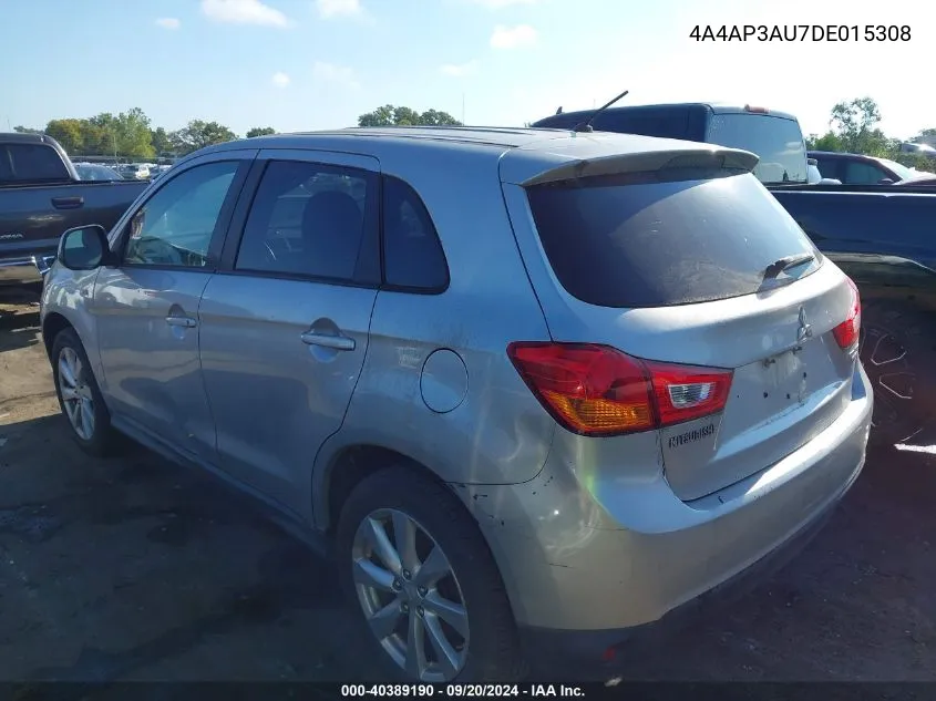 4A4AP3AU7DE015308 2013 Mitsubishi Outlander Sport Es