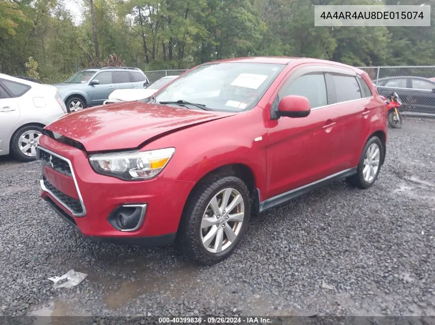 4A4AR4AU8DE015074 2013 Mitsubishi Outlander Sport Se