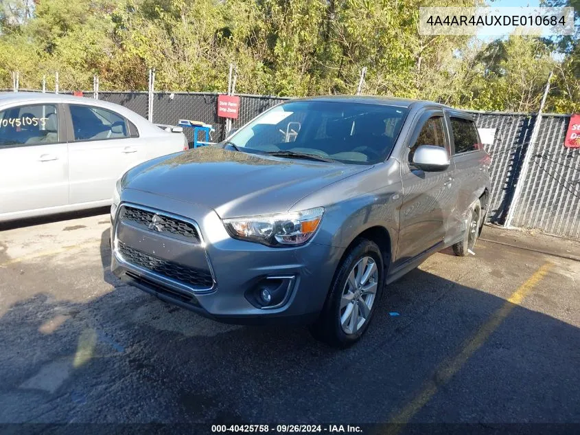 2013 Mitsubishi Outlander Sport Se VIN: 4A4AR4AUXDE010684 Lot: 40425758