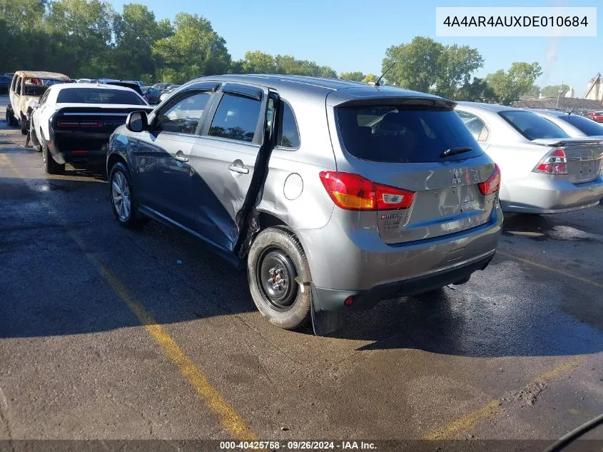 2013 Mitsubishi Outlander Sport Se VIN: 4A4AR4AUXDE010684 Lot: 40425758