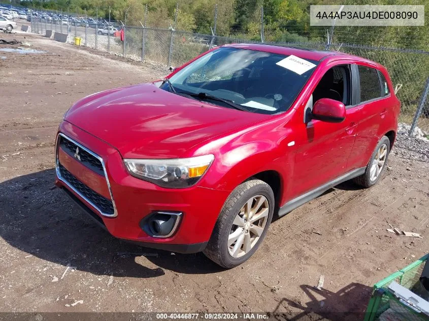 2013 Mitsubishi Outlander Sport Es VIN: 4A4AP3AU4DE008090 Lot: 40446877