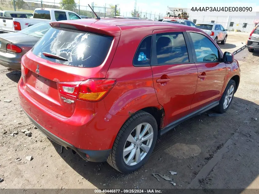 4A4AP3AU4DE008090 2013 Mitsubishi Outlander Sport Es