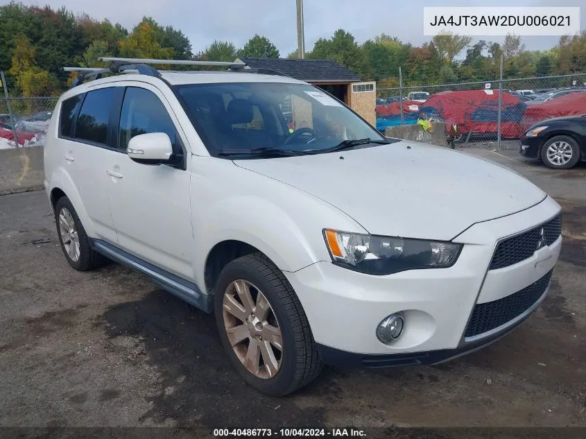 2013 Mitsubishi Outlander Se VIN: JA4JT3AW2DU006021 Lot: 40486773