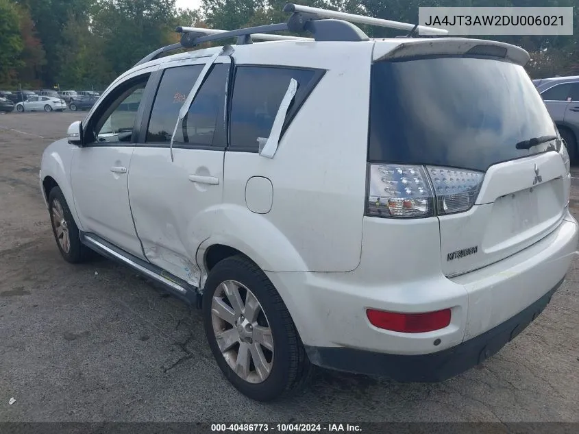 2013 Mitsubishi Outlander Se VIN: JA4JT3AW2DU006021 Lot: 40486773