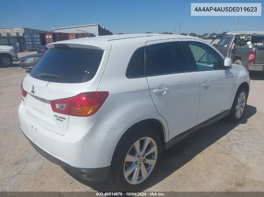 2013 Mitsubishi Outlander Sport Se VIN: 4A4AP4AU5DE019623 Lot: 40514878