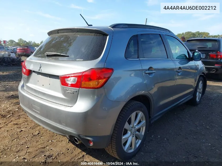 4A4AR4AU6DE002212 2013 Mitsubishi Outlander Sport Se