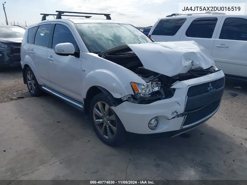 2013 Mitsubishi Outlander Gt VIN: JA4JT5AX2DU016519 Lot: 40774830