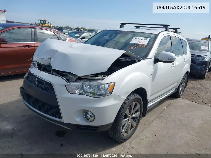 2013 Mitsubishi Outlander Gt VIN: JA4JT5AX2DU016519 Lot: 40774830