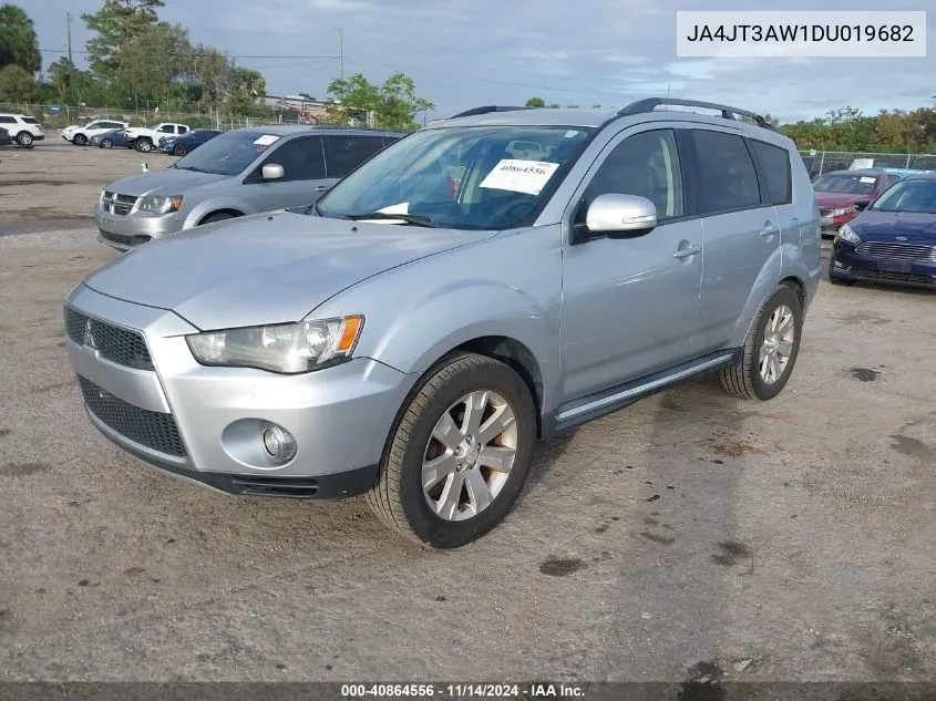 2013 Mitsubishi Outlander Se VIN: JA4JT3AW1DU019682 Lot: 40864556