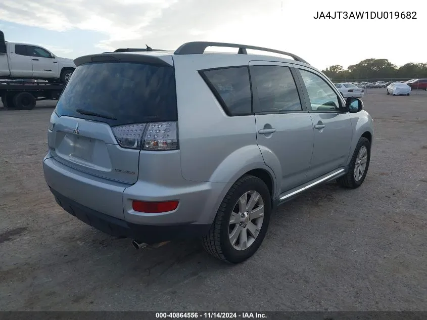 2013 Mitsubishi Outlander Se VIN: JA4JT3AW1DU019682 Lot: 40864556