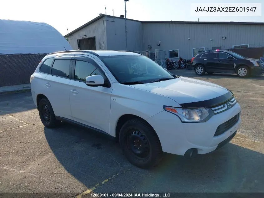 2014 Mitsubishi Outlander VIN: JA4JZ3AX2EZ601947 Lot: 12089161