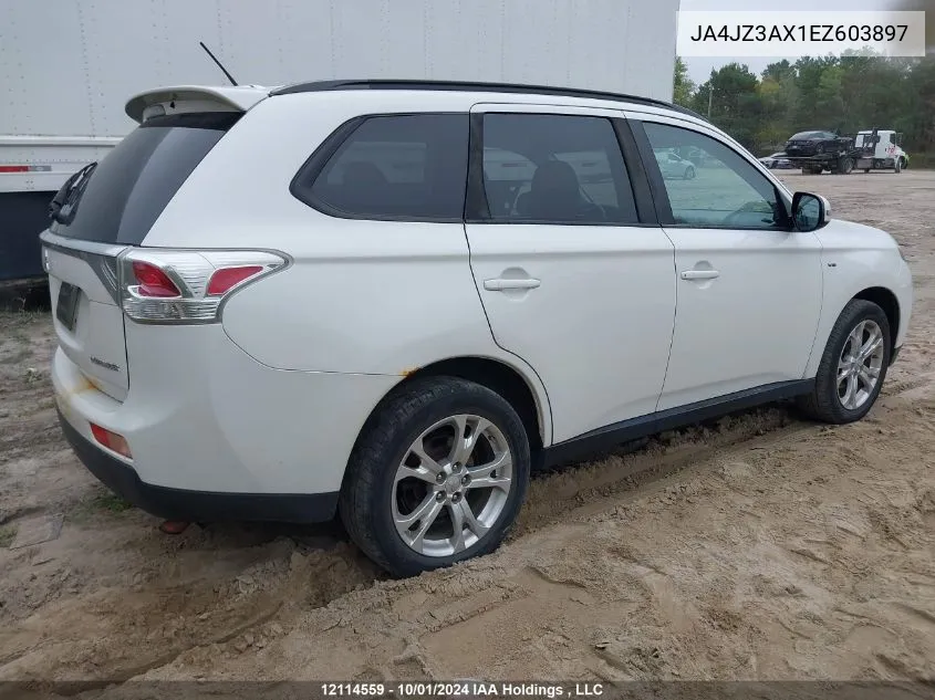 JA4JZ3AX1EZ603897 2014 Mitsubishi Outlander