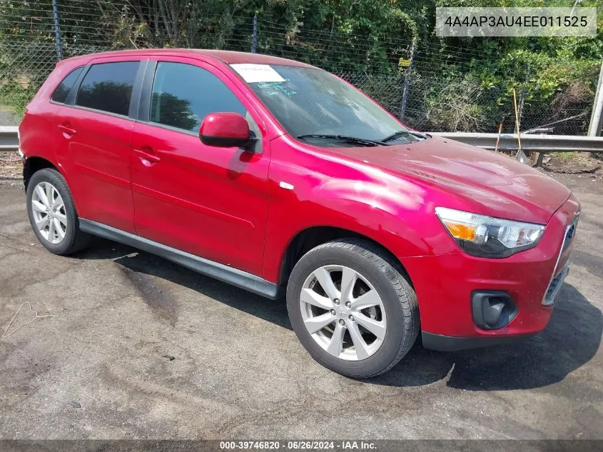 4A4AP3AU4EE011525 2014 Mitsubishi Outlander Sport Es