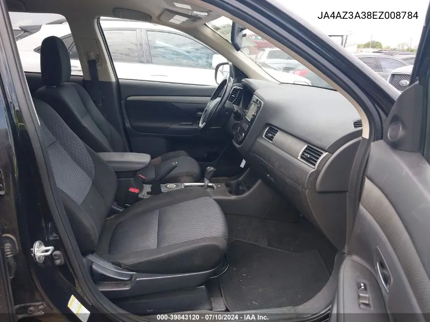 JA4AZ3A38EZ008784 2014 Mitsubishi Outlander Se