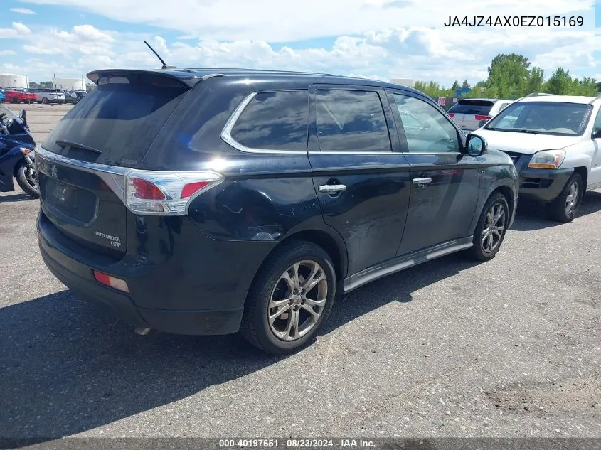 2014 Mitsubishi Outlander Gt VIN: JA4JZ4AX0EZ015169 Lot: 40197651