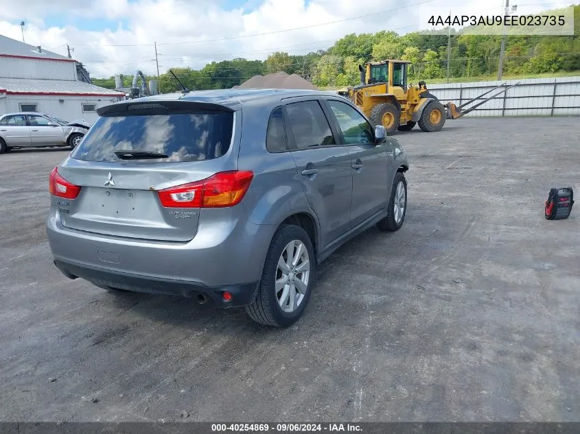 2014 Mitsubishi Outlander Sport Es VIN: 4A4AP3AU9EE023735 Lot: 40254869