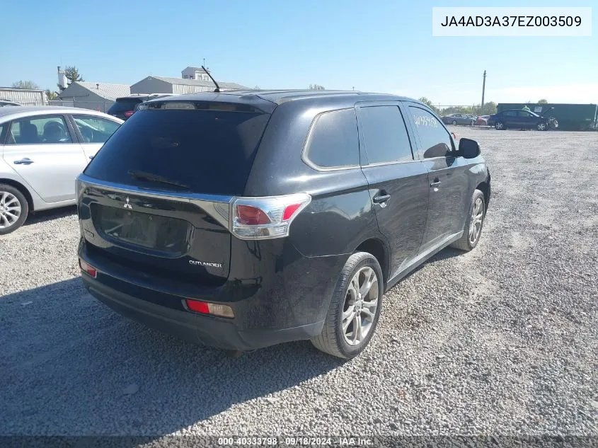 JA4AD3A37EZ003509 2014 Mitsubishi Outlander Se