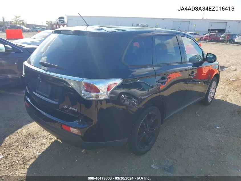 JA4AD3A34EZ016413 2014 Mitsubishi Outlander Se