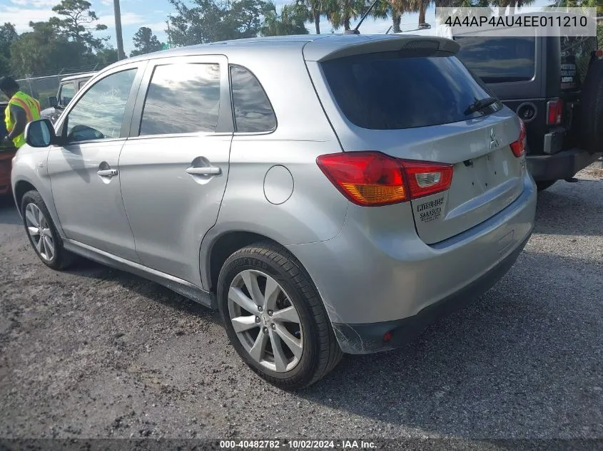 4A4AP4AU4EE011210 2014 Mitsubishi Outlander Sport Se