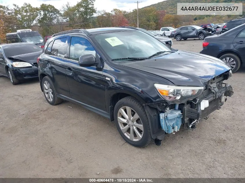 2014 Mitsubishi Outlander Sport Se VIN: 4A4AR4AU0EE032677 Lot: 40604478