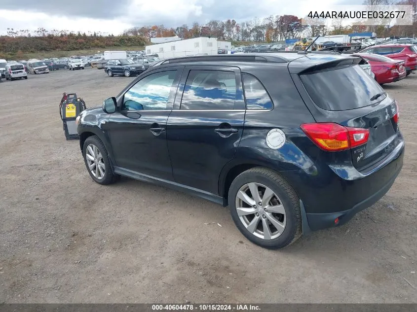 4A4AR4AU0EE032677 2014 Mitsubishi Outlander Sport Se