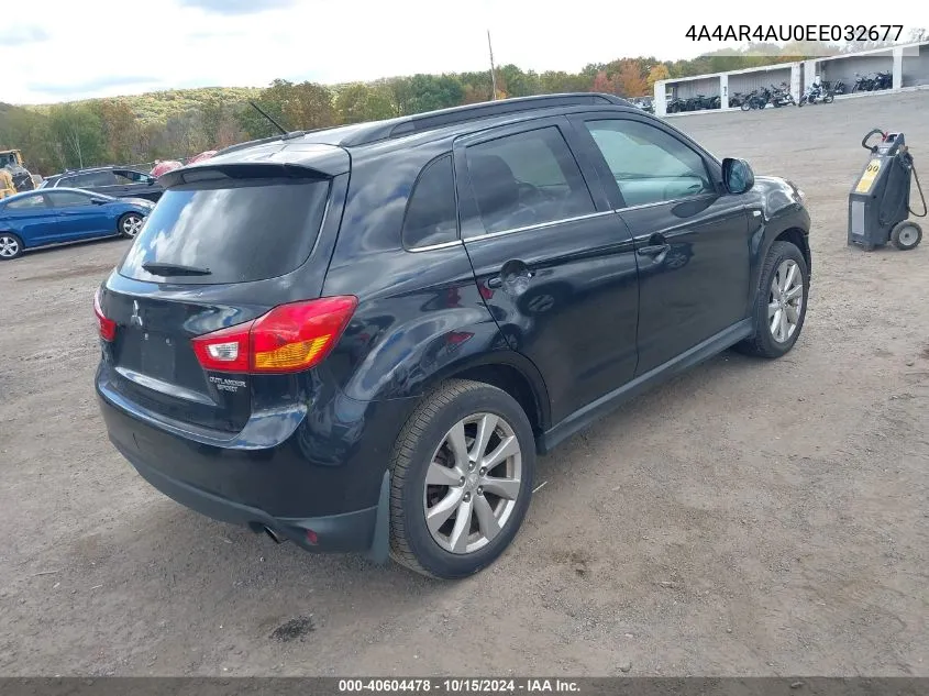 4A4AR4AU0EE032677 2014 Mitsubishi Outlander Sport Se