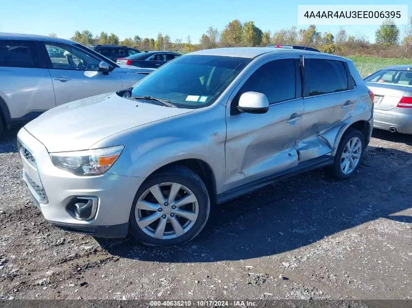 4A4AR4AU3EE006395 2014 Mitsubishi Outlander Sport Se