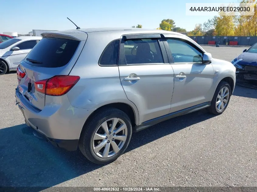 2014 Mitsubishi Outlander Sport Es VIN: 4A4AR3AU9EE029030 Lot: 40682632