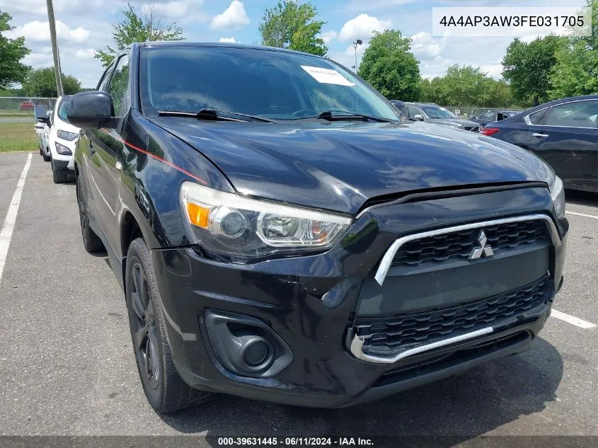 4A4AP3AW3FE031705 2015 Mitsubishi Outlander Sport Es