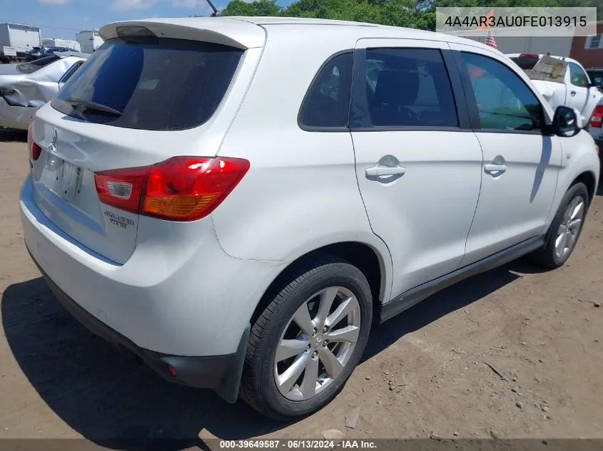 4A4AR3AU0FE013915 2015 Mitsubishi Outlander Sport Es