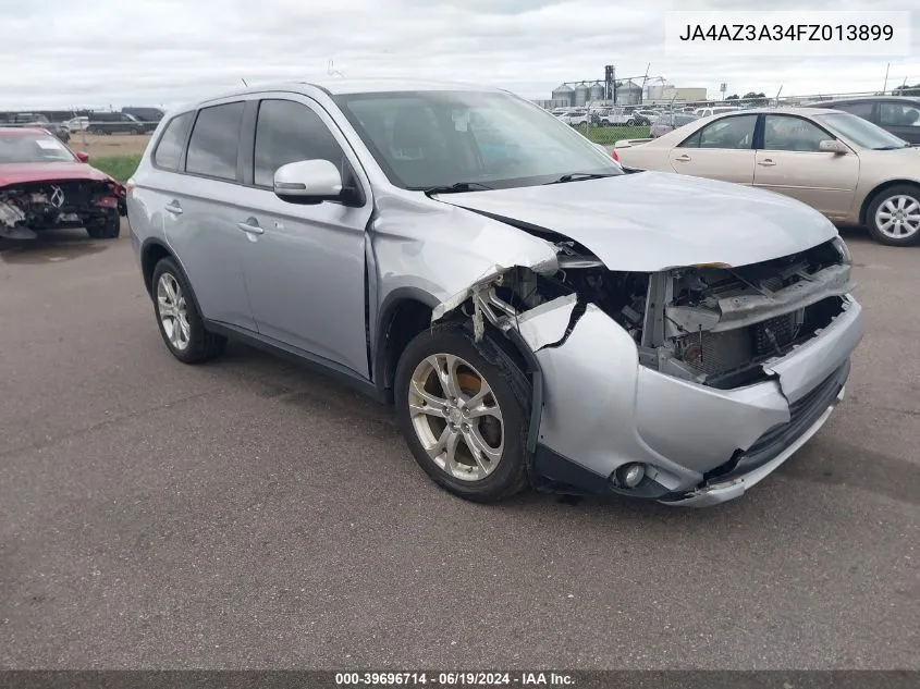 2015 Mitsubishi Outlander Se VIN: JA4AZ3A34FZ013899 Lot: 39696714