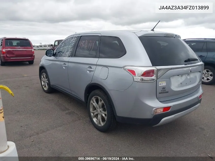 2015 Mitsubishi Outlander Se VIN: JA4AZ3A34FZ013899 Lot: 39696714