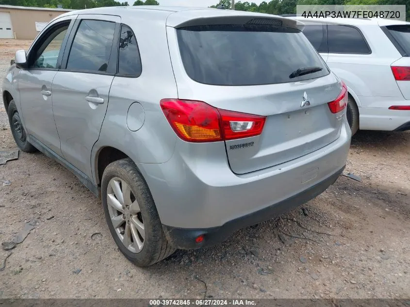 4A4AP3AW7FE048720 2015 Mitsubishi Outlander Sport Es